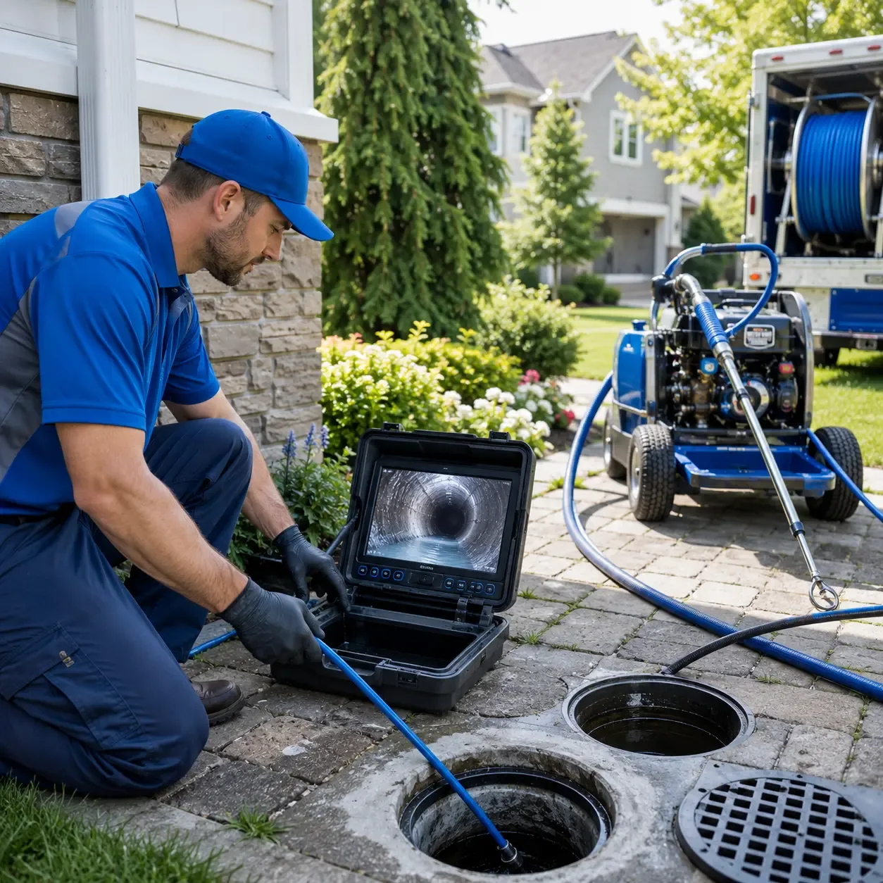 Outdoor drain cleaning professionals serving Perry Point, MD